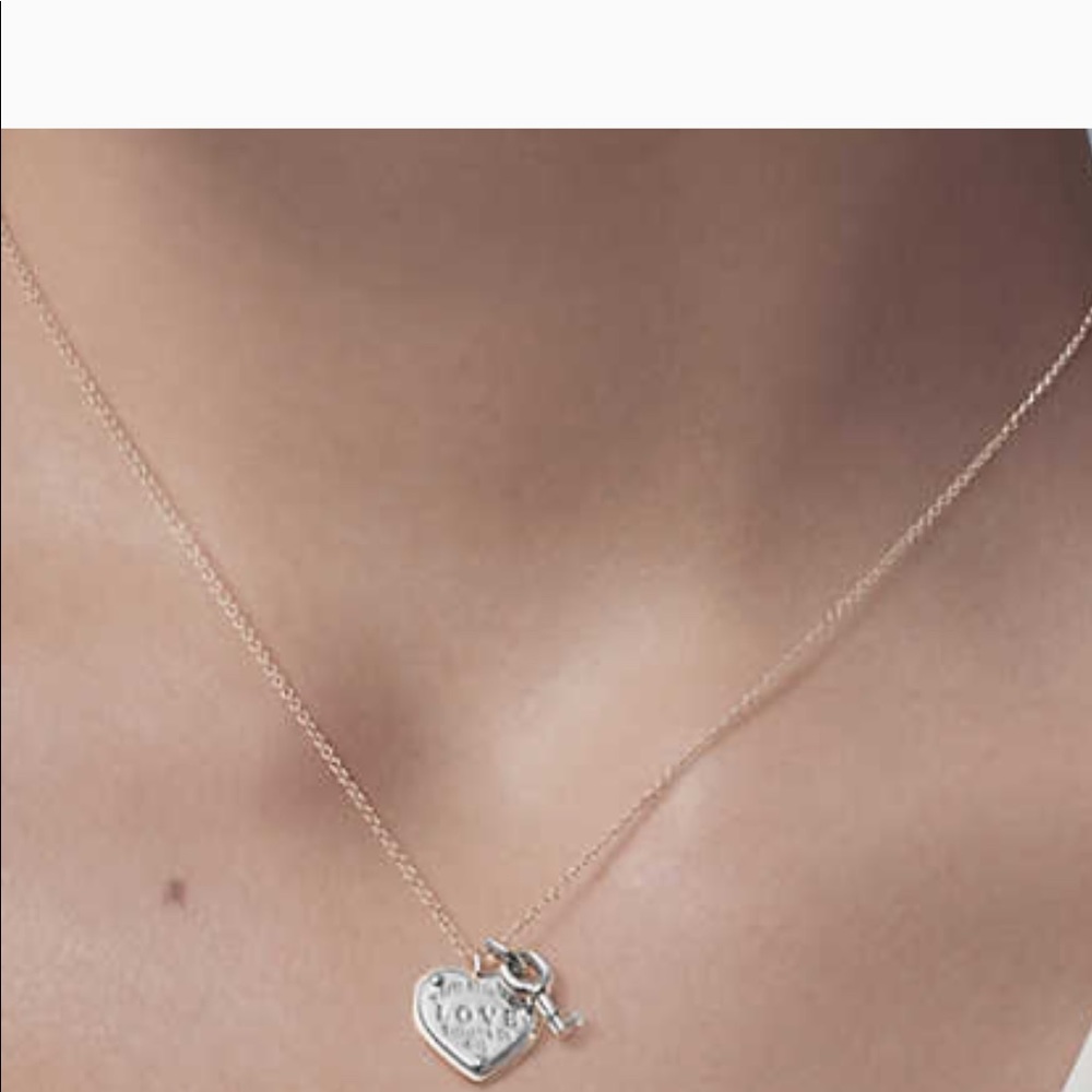 Tiffany & Co Love Heart Tag Key Pendant